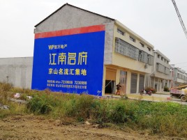  常山农村墙体广告在不同形式上面展现的不同特色