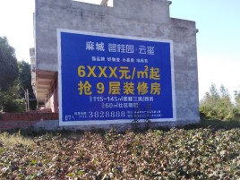  常山墙体广告的好处