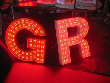  常山LED发光字常见的安装误区。